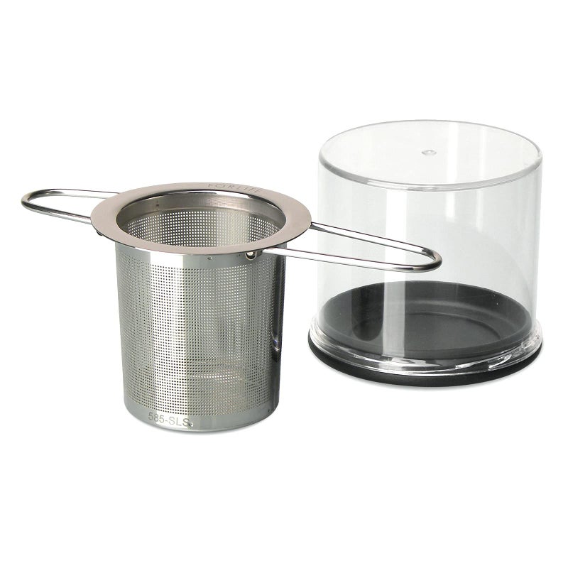 FORLIFE Stainless Folding Handle Tea Infuser with Carrying Case - Image 1